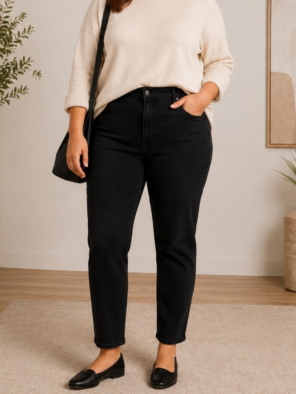 Eileen Fisher High Waist Ankle Slim Jeans - EUC